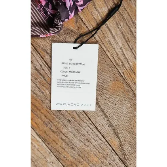 ACACIA Zuma Bikini Bottom Madonna sz medium nwts